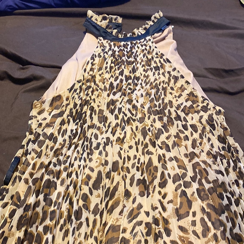 Cheetah print dress